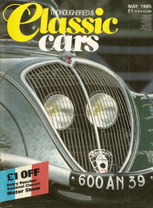 THOROUGHBRED & CLASSIC CARS 1985 MAY - PANTHER v MORGAN